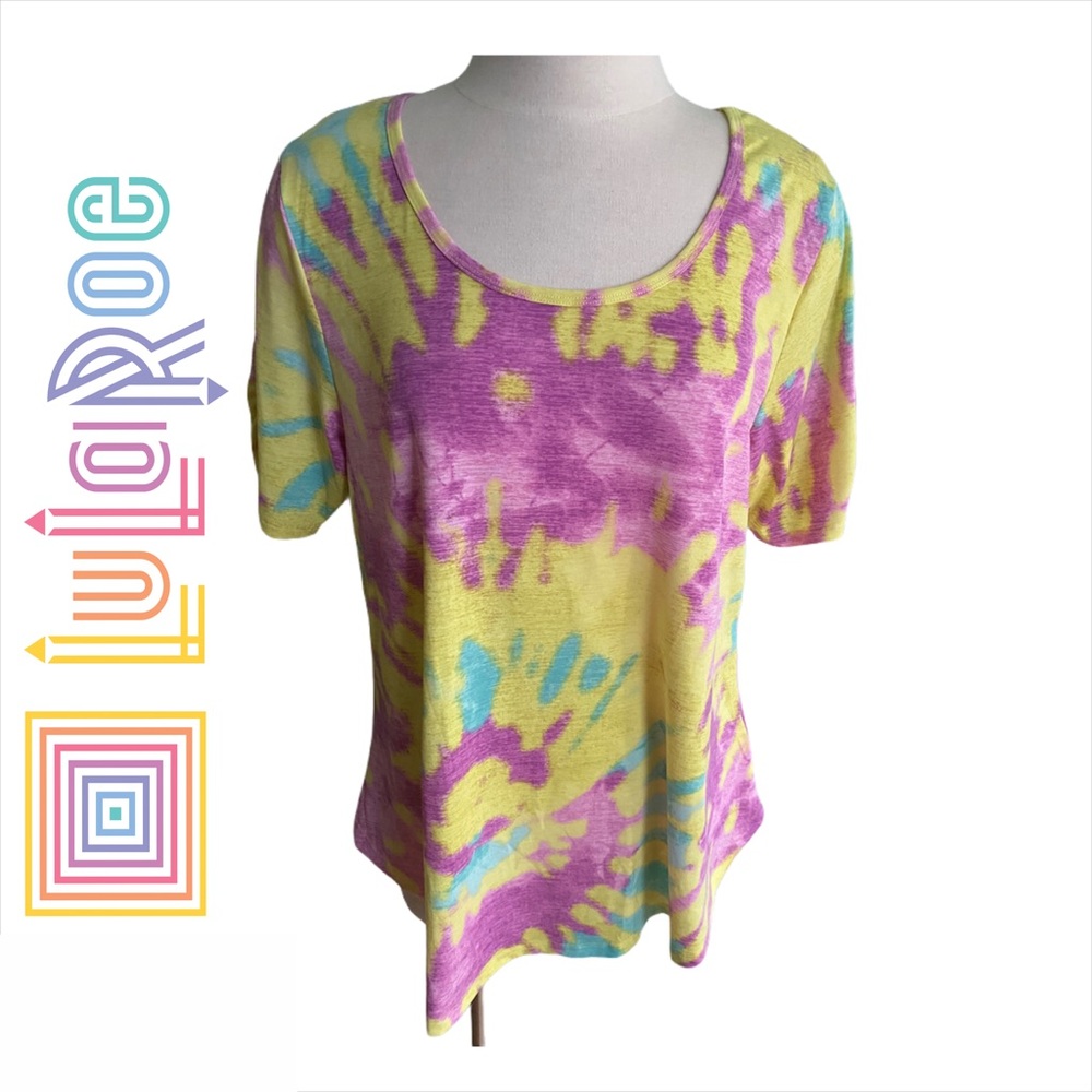 LuLaRoe Morgan Tie Dye Top